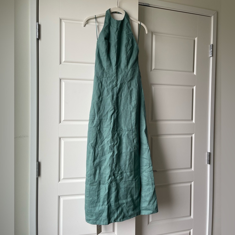 Abercrombie & Fitch Teal Midi Dress
